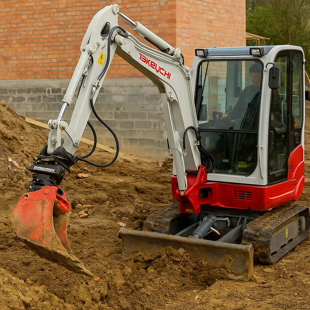Takeuchi TB216 – 1879 kg - půjčovna Humpolec - HvozdaStroj.cz